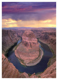Storm Clouds Over The Colorado River At Horseshoe Bend Near Page, Arizona-Paper Art-32,,X42,,