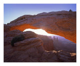 Mesa Arch At Sunset From Mesa Arch Trail, Canyonlands National Park, Utah-Paper Art-22,,X18,,