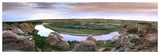 A Bend In The Milk River, Writing-On-Stone Provincial Park, Alberta, Canada-Paper Art-74,,X26,,