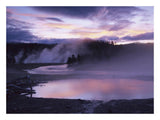 Steaming Hot Springs, Midway Geyser Basin, Yellowstone National Park, Wyoming-Paper Art-26,,X20,,