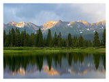 West Needle Mountains Reflected In Molas Lake, Weminuche Wilderness, Colorado-Paper Art-34,,X26,,