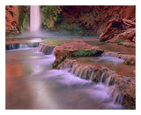 Mooney Falls Cascading Into Havasu Creek, Grand Canyon National Park, Arizona-Paper Art-26,,X22,,