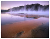 Steaming Hot Springs At Lower Geyser Basin, Yellowstone National Park, Wyoming-Paper Art-42,,X32,,