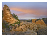 Stronghold House With Sleeping Ute Mountain, Hovenweep National Monument, Utah-Paper Art-26,,X20,,