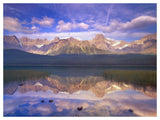 Mount Chephren Reflected In Waterfowl Lake, Banff National Park, Alberta, Canada-Paper Art-50,,X38,,