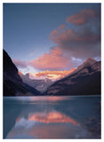 Alpenglow, Lake Louise And Victoria Glacier, Banff National Park, Alberta, Canada-Paper Art-38,,X50,,