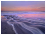Fresh Water Stream Flowing Into The Pacific Ocean, Zuma Beach, Malibu, California-Paper Art-42,,X32,,