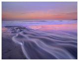 Fresh Water Stream Flowing Into The Pacific Ocean, Zuma Beach, Malibu, California-Paper Art-50,,X38,,