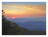 Sunset Over The Pisgah National Forest From The Blue Ridge Parkway, North Carolina-Paper Art-26,,X20,,
