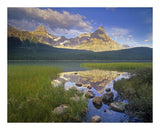 Howse Peak And Mount Chephren, Waterfowl Lake, Banff National Park, Alberta, Canada-Paper Art-22,,X18,,