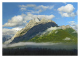 Mt Kidd With Slopes Covered In Coniferous Forest, Kananaskis Country, Alberta, Canada-Paper Art-18,,X14,,