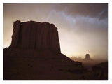 Sandstorm, Elephant Butte At North Window, Monument Valley Navajo Tribal Park, Arizona-Paper Art-34,,X26,,