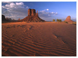 The East And West Mittens Surrounded By Rippled Sand, Monument Valley Navajo Tribal Park, Arizona-Paper Art-50,,X38,,