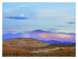 Sunset Lighting Up Mountains Under A Full Moon In Valley Of Fire State Park, Mojave Desert, Nevada-Paper Art-18,,X14,,