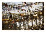 Prayer Flags At Dawn, Ganesh Top, Gangtok, Sikkim Himalaya, India-Paper Art-26X18