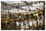 Prayer Flags At Dawn, Ganesh Top, Gangtok, Sikkim Himalaya, India-Paper Art-50X34