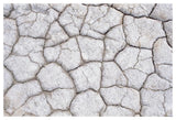 Dry And Cracked Ground Pattern, California-Paper Art-50X34