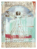 Vitruvian Man 2.0-Paper Art-14,,X18,,