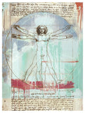Vitruvian Man 2.0-Paper Art-38,,X50,,