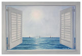 Open Shutters -Paper Art-50X34