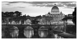 Night View At St. Peter'S Cathedral, Rome-Paper Art-50,,X26,,