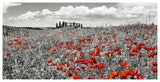 Farm House With Cypresses And Poppies, Tuscany, Italy-Paper Art-62,,X32,,