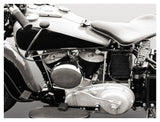 Vintage American V-Twin Engine (Detail)-Paper Art-42,,X32,,