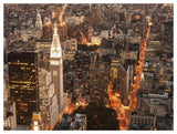 Aerial View Of Manhattan With Flatiron Building, Nyc-Paper Art-50,,X38,,