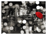 A Kiss In The Night (Bw)-Paper Art-18,,X14,,
