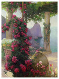 The Terrace, Capri (Detail)-Paper Art-38,,X50,,