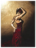 Flamenco Woman-Paper Art-38,,X50,,