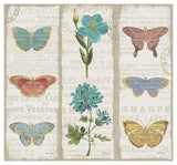 Bookshelf Botanical Ii Triptych -Paper Art-46X42.92