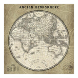 French World Map Ii -Paper Art-20X20