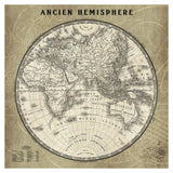 French World Map Ii -Paper Art-38X38