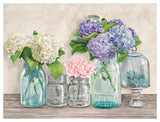 Flowers In Mason Jars (Detail)-Paper Art-50,,X38,,