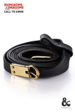 Dungeons & Dragons Double Leather Belt Black
