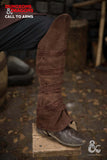 Dungeons & Dragons Leather Gaiters Type 3 Brown