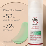 EltaMD UV Skin Recovery Red Color Correcting Green Tint Broad Spectrum SPF 50