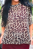 Emma Mesh Tee- Safari Chic