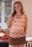 Emma Mesh Tee- Turkey Harvest