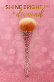 Dust Brush -Pink Rhinestones