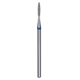 DIAMOND NAIL DRILL BIT, "FLAME", BLUE, HEAD DIAMETER 1.4/8MM (FA10B014/8) - STALEKS™