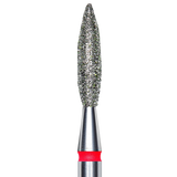 Staleks - Diamond Nail Drill Bit "Flame" Red, 2.3 mm (FA10R023/10)