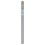 DIAMOND NAIL DRILL BIT, ROUNDED "CYLINDER", BLUE, HEAD DIAMETER 2.3/8MM (FA30B023/8) - STALEKS™