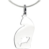 Feline Instincts Sterling Necklace