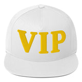 VIP Embroidered Flat Bill Cap