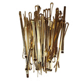 Professional Flat Metal Styling Bobby Pins in Storage Cases - 160pc Pack (Black/Silver/Gold/Multi)
