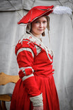 Landsknecht Sleeves Stripes Flora Red/Natural