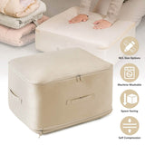 Foldable Storage Bag with Dual Zippers