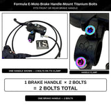Formula E-Moto Brake Handle-Mount Titanium Bolts
